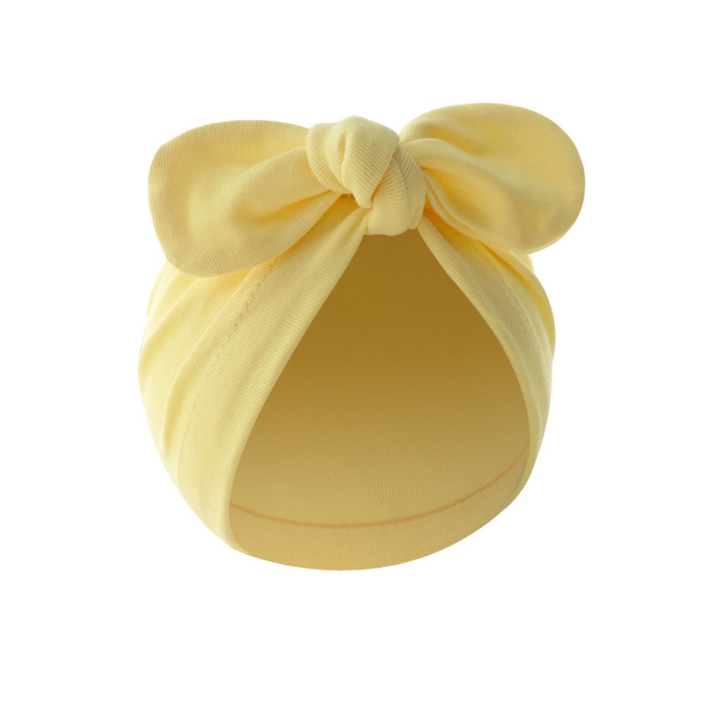 Infant Beanie Hat With Ears - Baby Girls Boys Hat Cute Flower