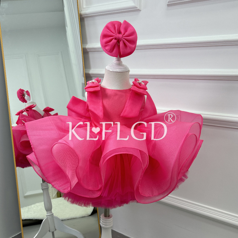 Toddler Girl Tulle Party Dress - KLFLGD Toddler Baby Girls Pageant Dress