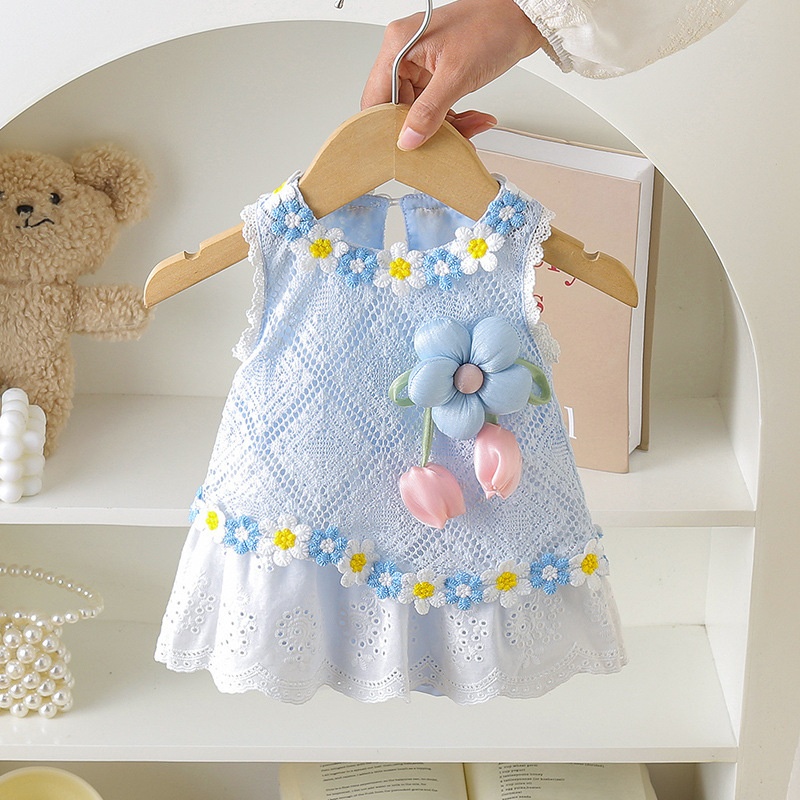 Newborn Baby Girl Romper Floral - 2026 Summer 3M-3Y Baby Girls Bodysuit