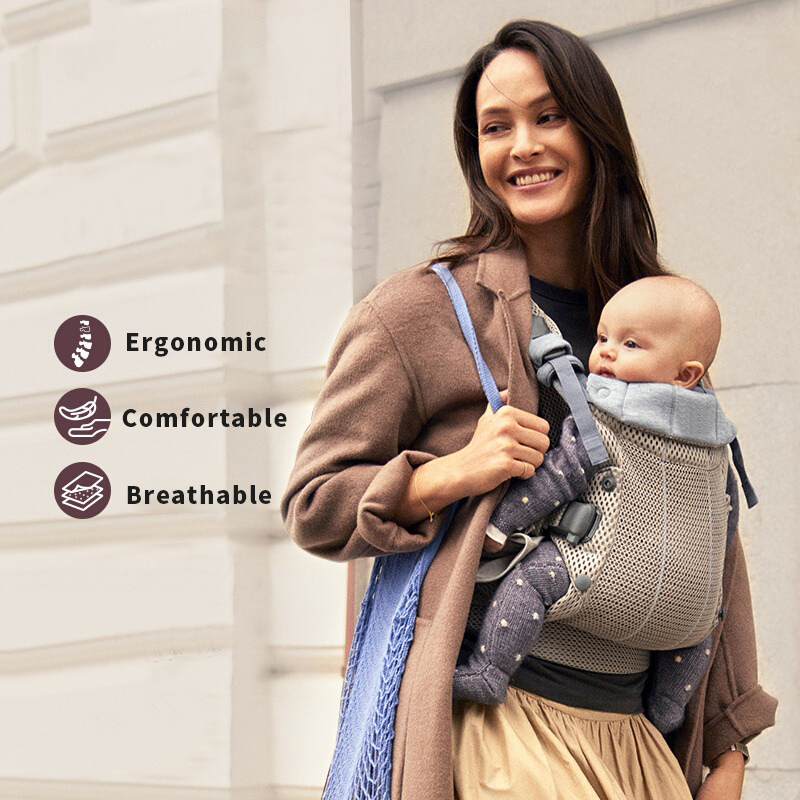 Ergonomic Baby Carrier Newborn To Toddler - BabyBjorn Baby Carrier in 3D Mesh