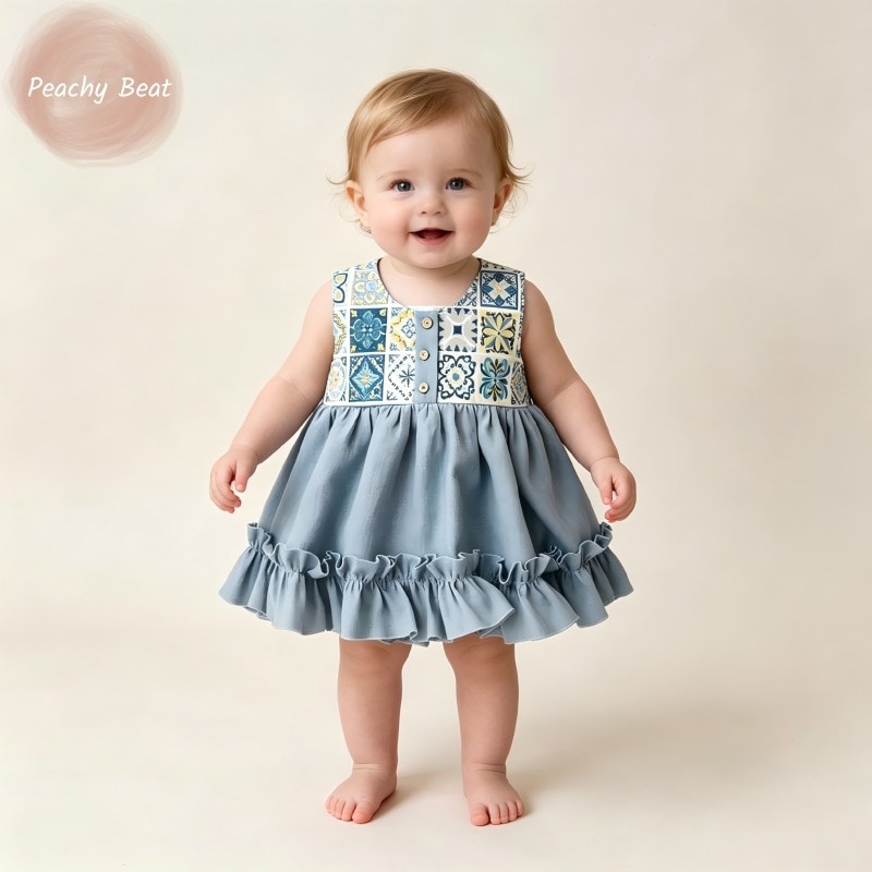Baby Summer Linen Sleeveless Jumpsuit - Fashion Newborn Baby Girl Boy Cotton