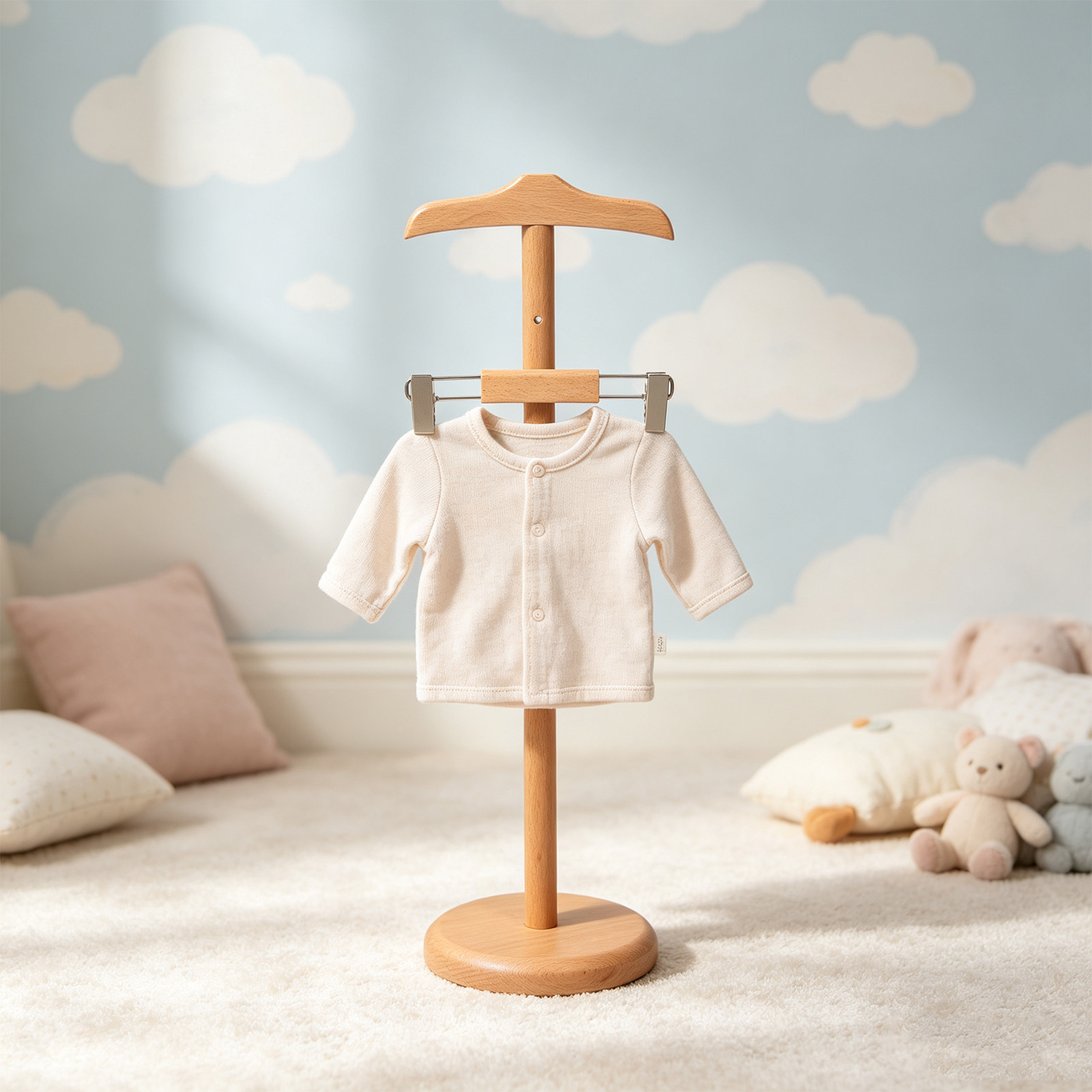 Baby Clothes - Adjustable Height Baby Clothes Display Stand