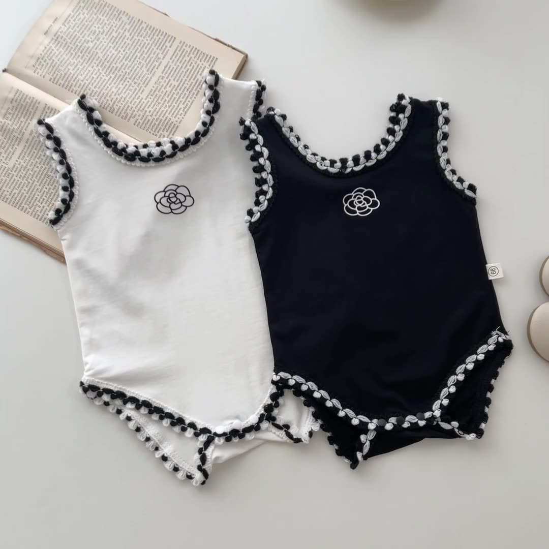 Baby Summer Linen Sleeveless Jumpsuit - Infant Baby Girl Boy Cotton Linen