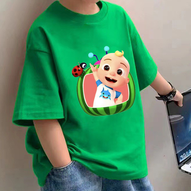 Baby Clothes - Cocomelons Baby T-Shirts Anime Cotton Short
