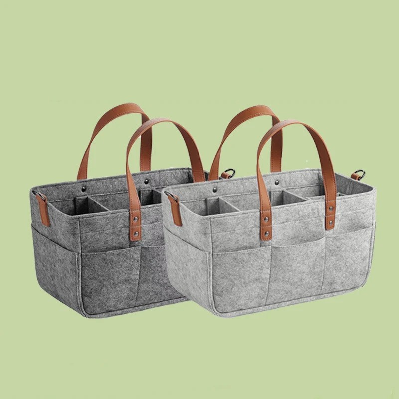 Nursery - Diaper Caddy Nursery Organizer Felt Multi