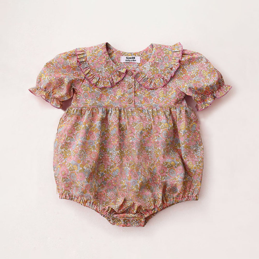 Summer Newborn Infant One-Piec - Newborn Baby Girl Romper Floral 评论和价格