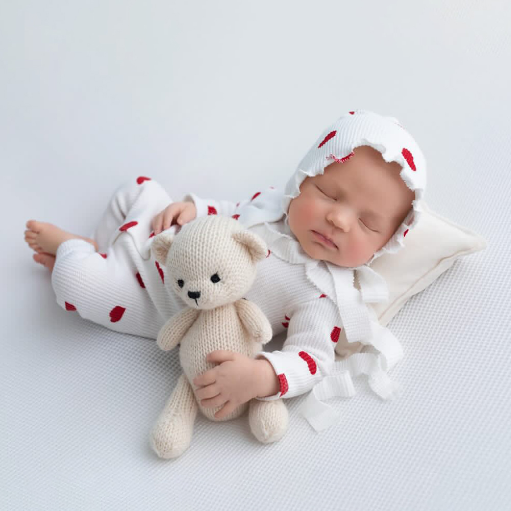 Heart Theme Newborn Photograph - Infant Photography Props Outfit 评论和价格