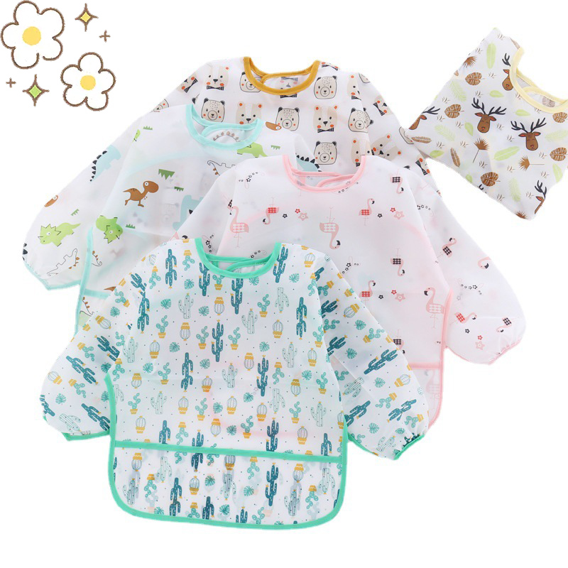 Baby Silicone Cartoon Bib 0-6  - Waterproof Baby Bibs Silicone 评论和价格