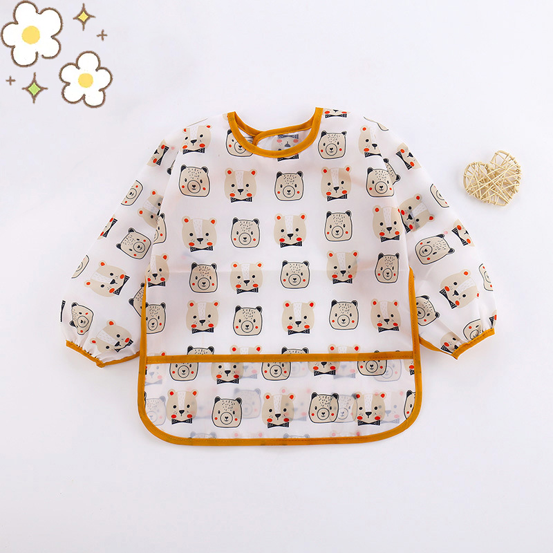 Baby Silicone Cartoon Bib 0-6  - Waterproof Baby Bibs Silicone 评论和价格