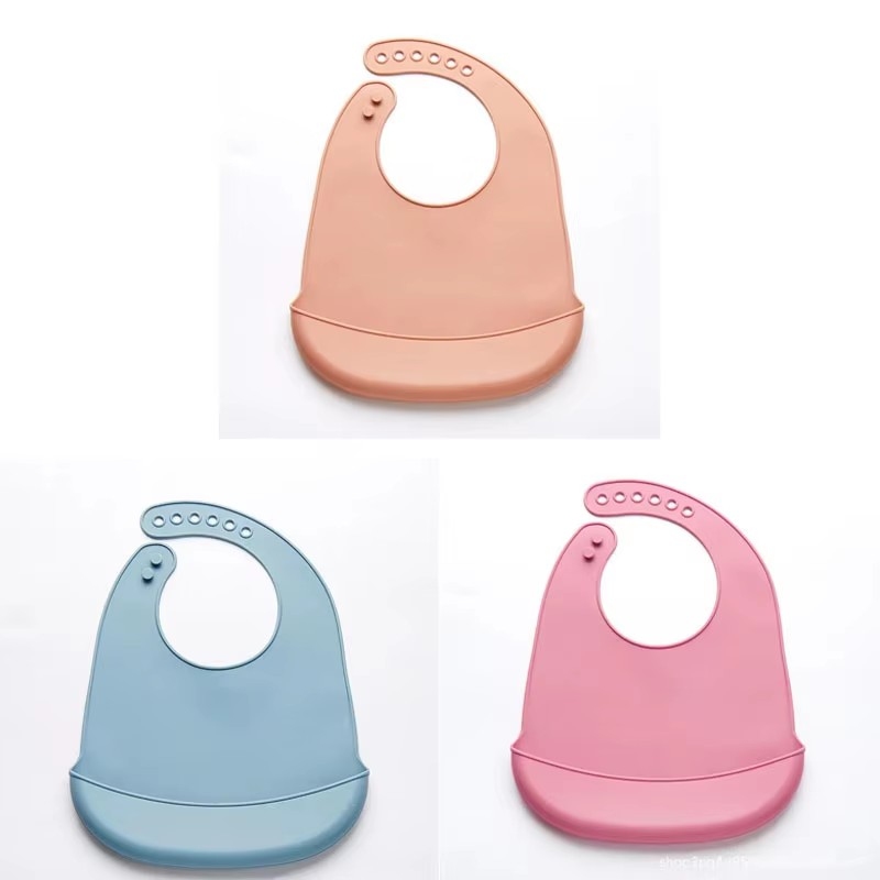 1/3pcs Baby Bib Adjustable Wat - Waterproof Baby Bibs Silicone 评论和价格