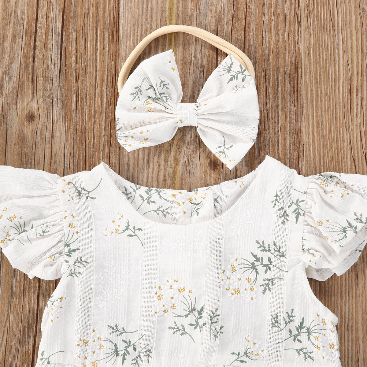 Newborn Infant Baby Girls Romp - Newborn Baby Girl Romper Floral 评论和价格