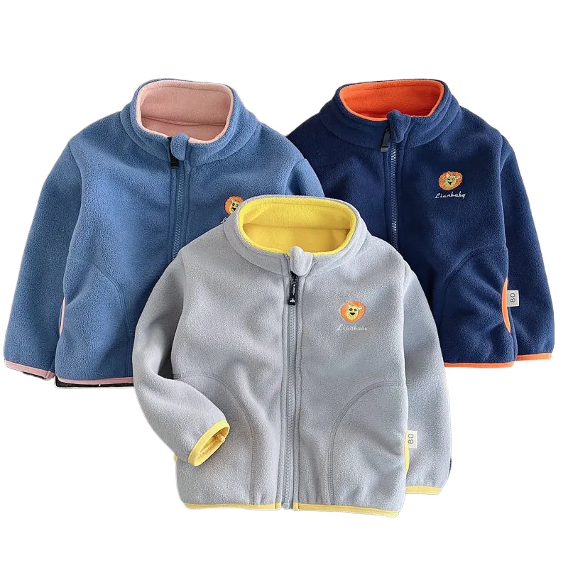 New Children Boys Girls Polar  - Toddler Boy Winter Fleece Jacket 评论和价格