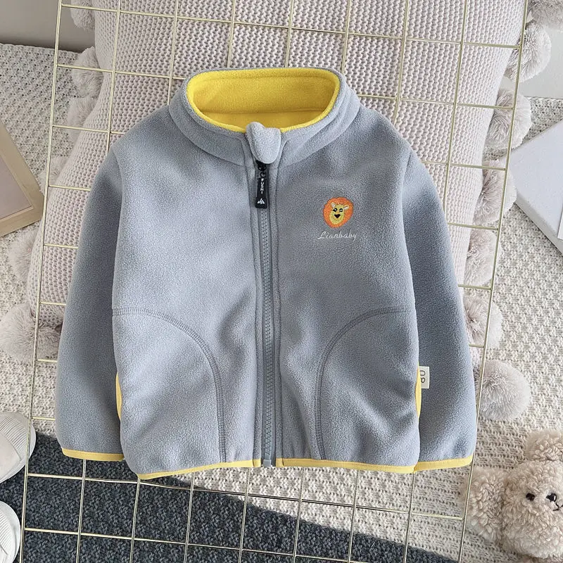 New Children Boys Girls Polar  - Toddler Boy Winter Fleece Jacket 评论和价格