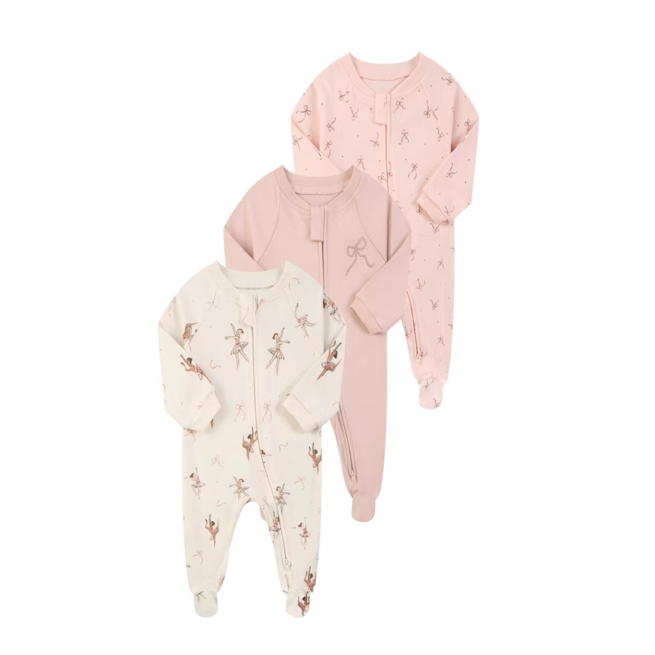 Somenie Spring Autumn Long Sle - Cotton Baby Onesies Zipper 评论和价格
