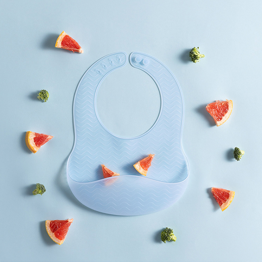 1pc BabySilicone Jelly Bib Ult - Waterproof Baby Bibs Silicone 评论和价格