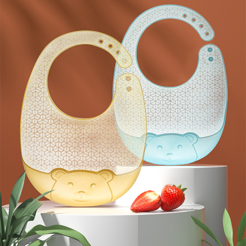 Baby eating bib, complementary - Waterproof Baby Bibs Silicone 评论和价格