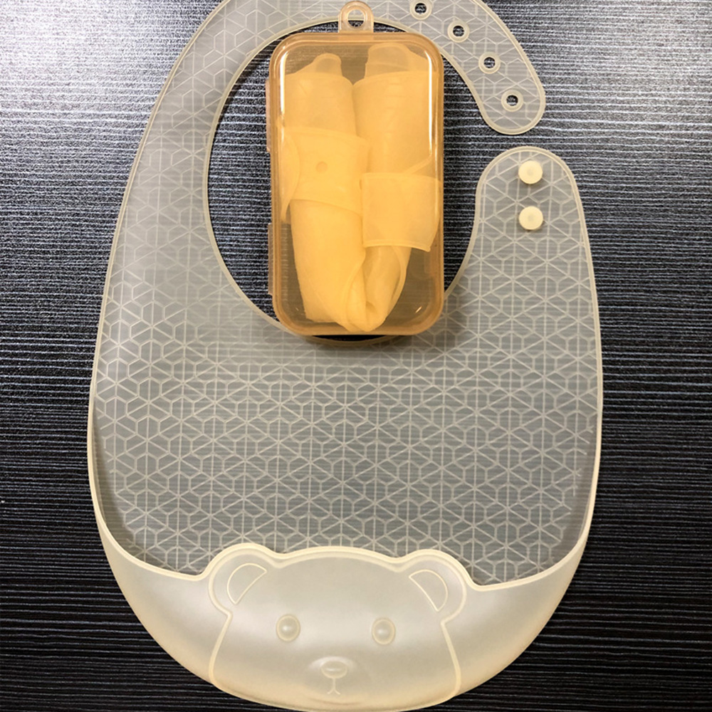Baby eating bib, complementary - Waterproof Baby Bibs Silicone 评论和价格