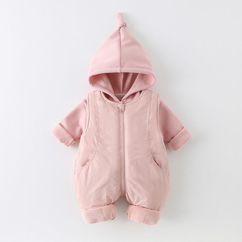 Winter Thickened Cotton Baby R - Cotton Baby Onesies Zipper 评论和价格