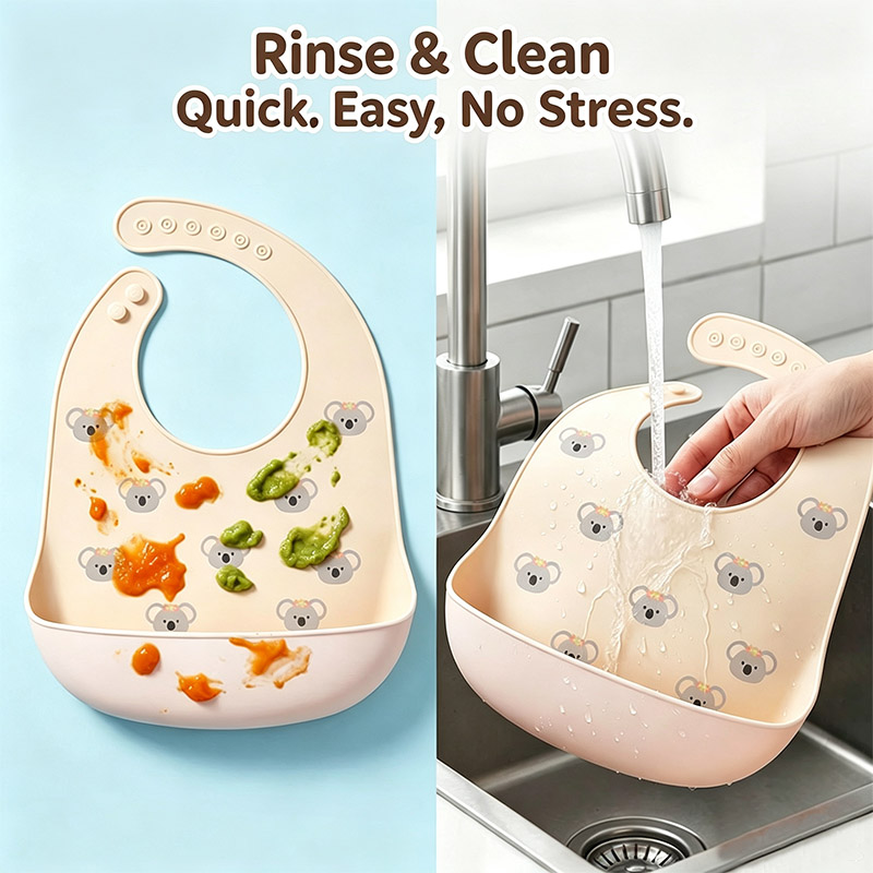 Silicone Baby Feeding Bib Wate - Waterproof Baby Bibs Silicone 评论和价格