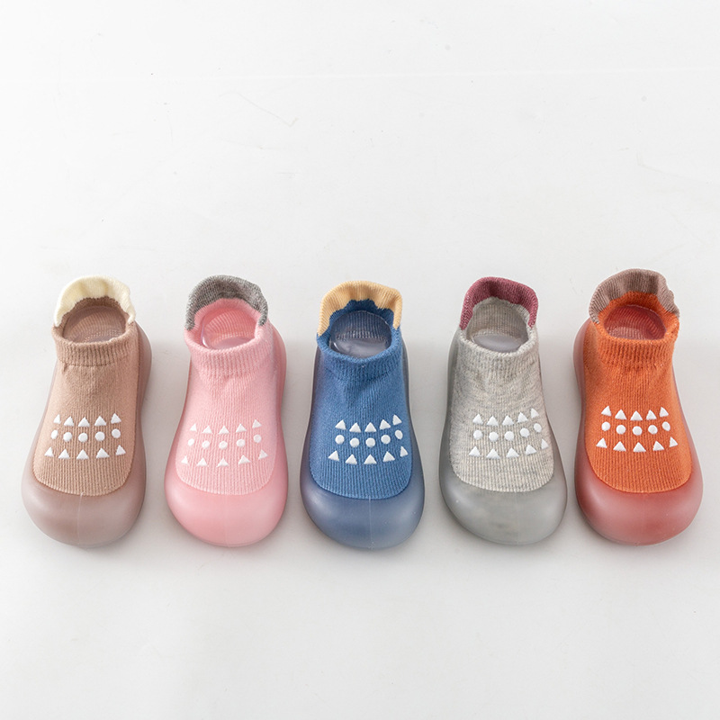 Baby Floor Shoes Blue and Pink - Unisex Baby Socks Non Slip 评论和价格