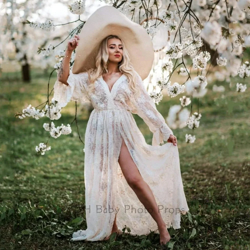 Pregnant Photography Dress Cot - Maternity Wear 评论和价格