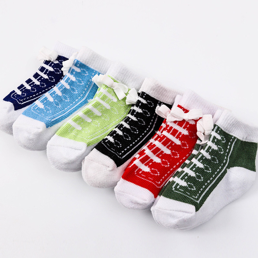 6Pairs Cotton Baby Socks Creat - Unisex Baby Socks Non Slip 评论和价格
