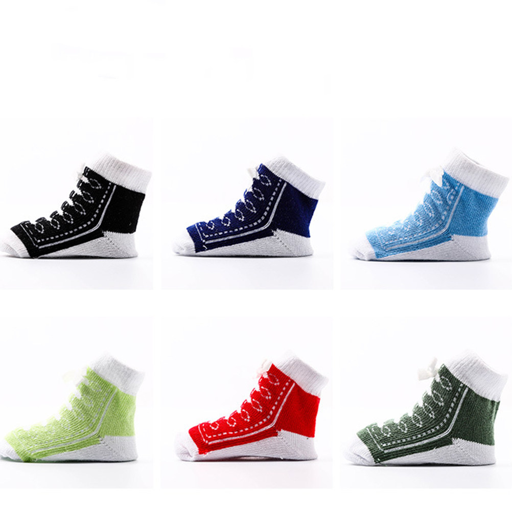 6Pairs Cotton Baby Socks Creat - Unisex Baby Socks Non Slip 评论和价格