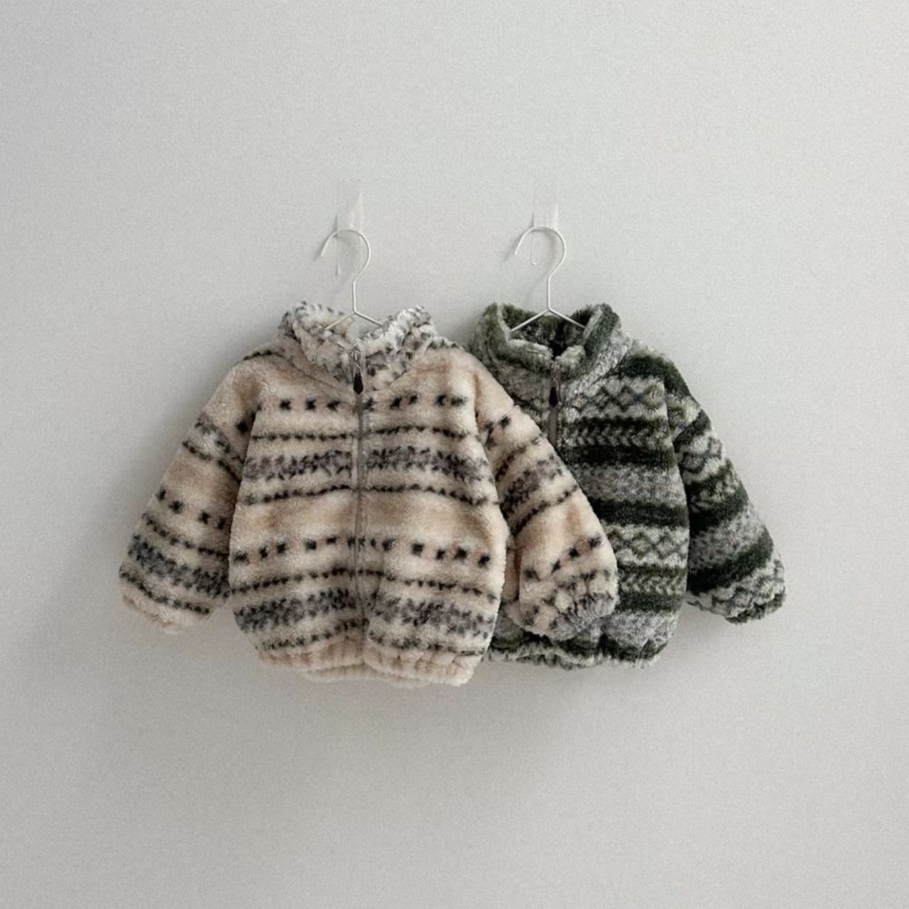 Winter New Baby Warm Plush Coa - Toddler Boy Winter Fleece Jacket 评论和价格