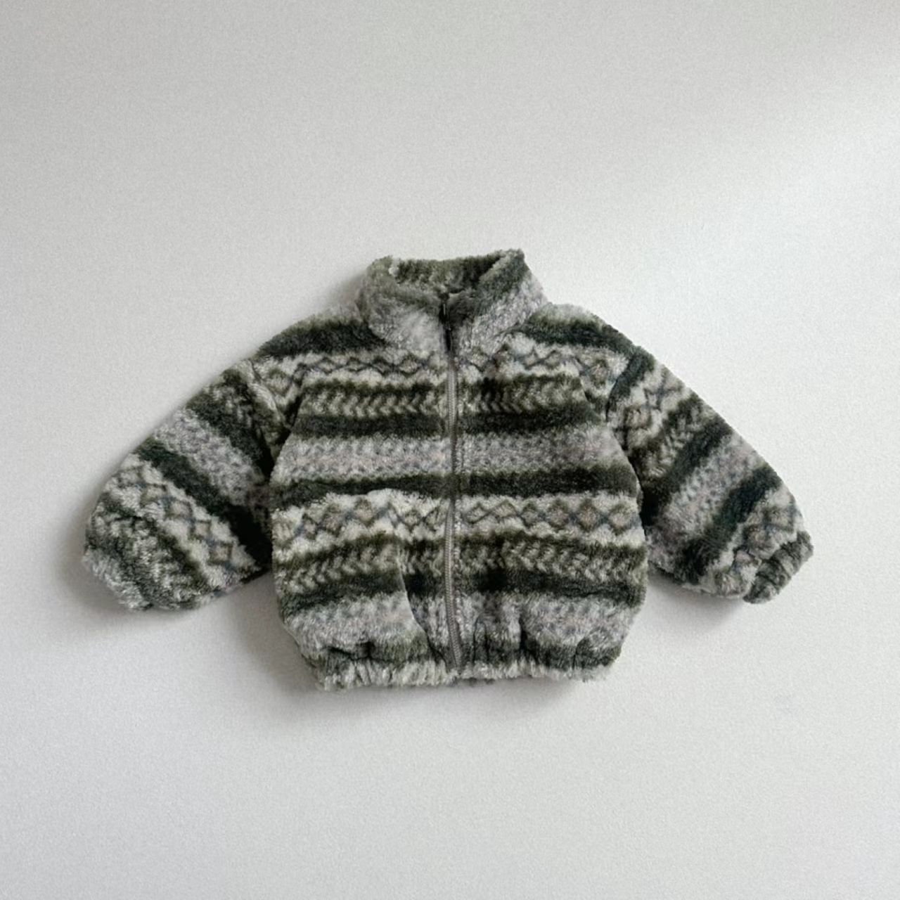 Winter New Baby Warm Plush Coa - Toddler Boy Winter Fleece Jacket 评论和价格