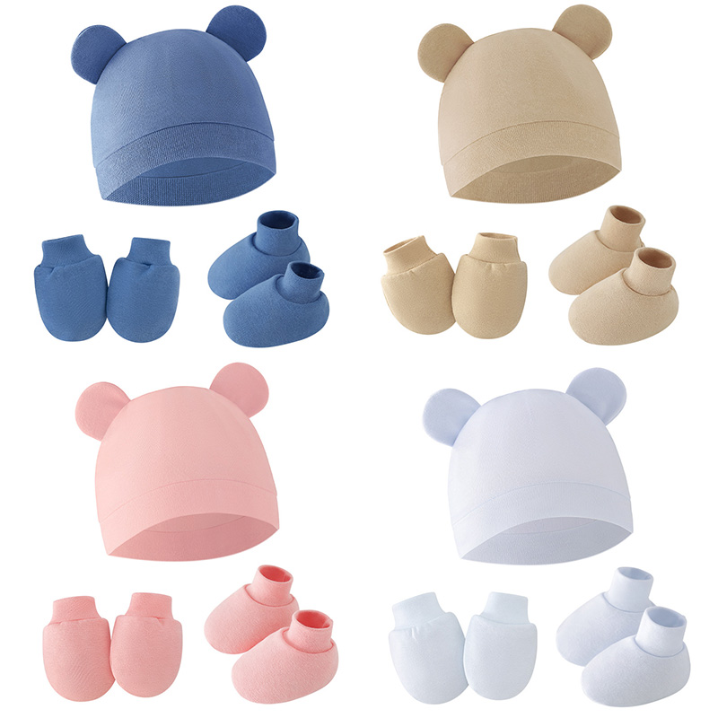 2026 Baby Hat Glove Socks Newb - Infant Beanie Hat With Ears 评论和价格