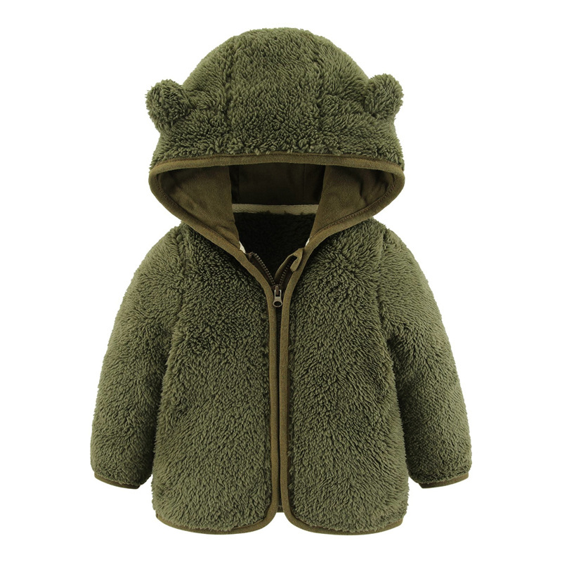 Autumn Baby Clothing Winter Ne - Toddler Boy Winter Fleece Jacket 评论和价格