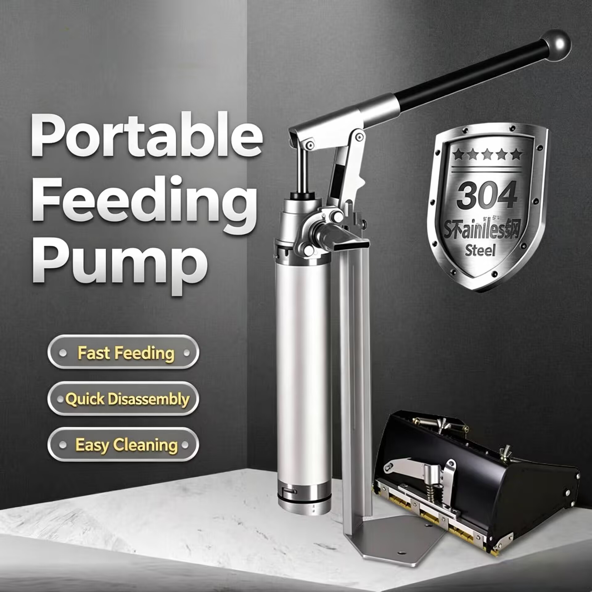 Stainless Steel Manual Feeding - Feeding 评论和价格
