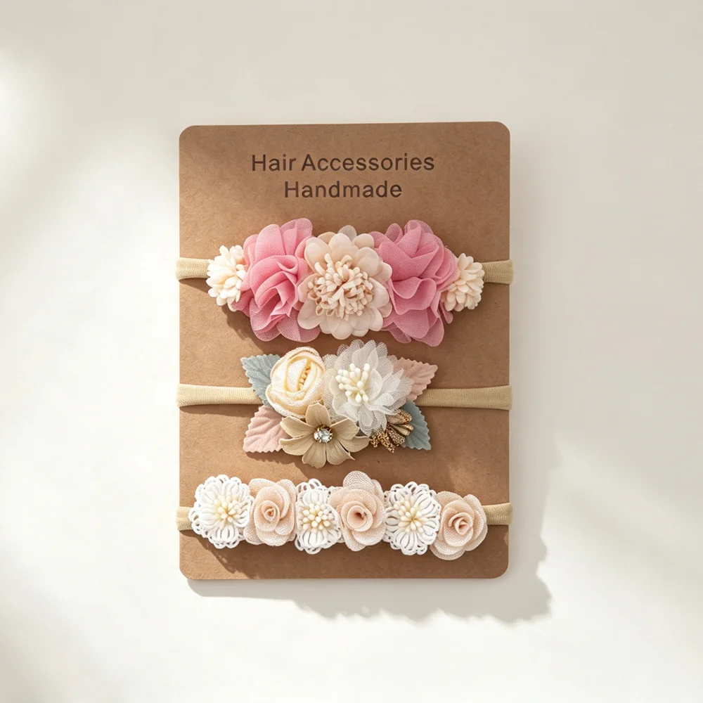 3pcs Baby Girl Elastic Headban - Baby Gear 评论和价格