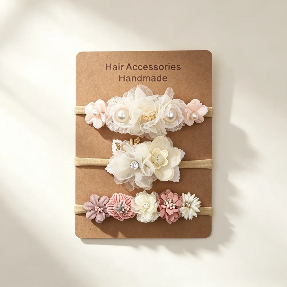 3pcs Baby Girl Elastic Headban - Baby Gear 评论和价格