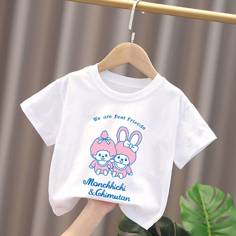 Monchhichi Kids T-shirts Anime - Baby Clothes 评论和价格