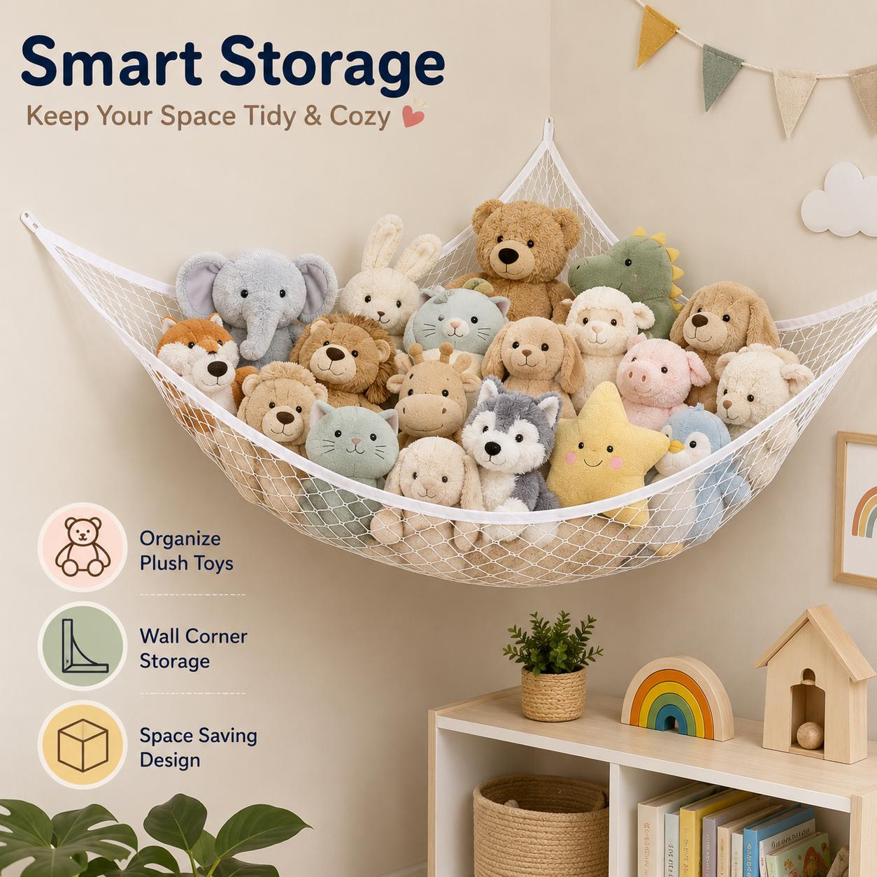 Mesh Toy Storage Hammock Hangi - Nursery 评论和价格