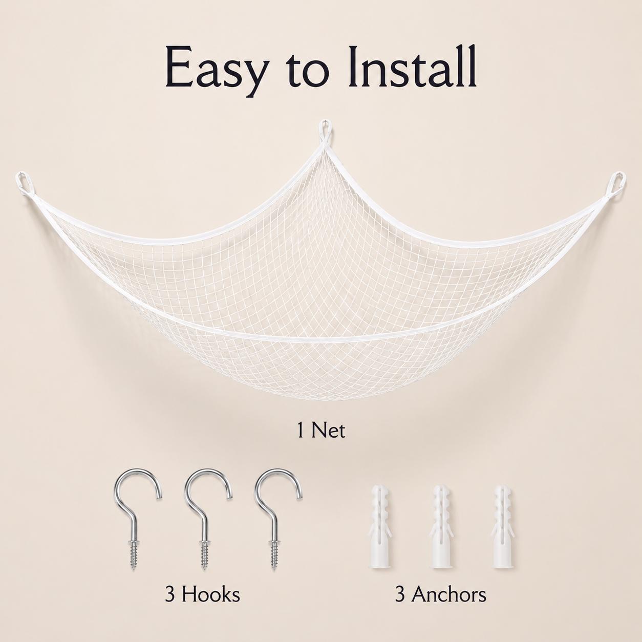 Mesh Toy Storage Hammock Hangi - Nursery 评论和价格