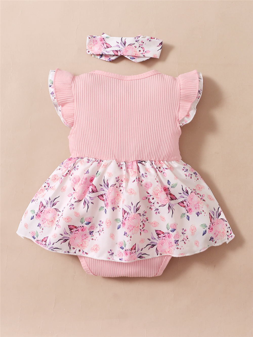 0-18 Months Baby Girl Floral R - Newborn Baby Girl Romper Floral 评论和价格