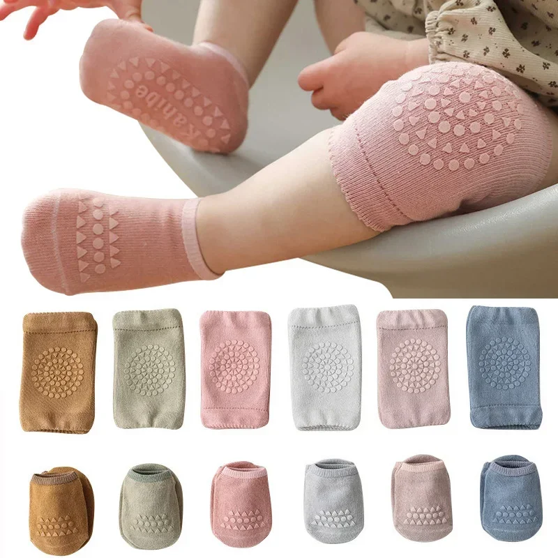 1 Set Baby Socks & Kneepads Se - Unisex Baby Socks Non Slip 评论和价格