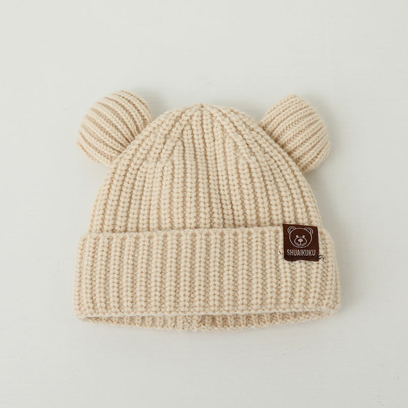 Bear Baby Winter Hat Cartoon E - Infant Beanie Hat With Ears 评论和价格