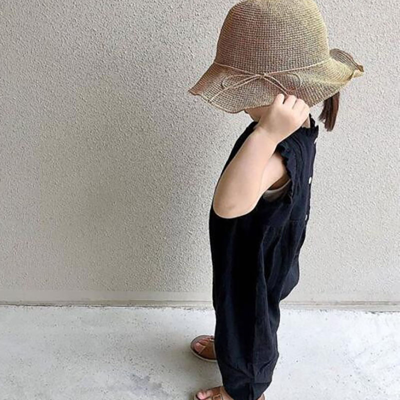 MILANCEL Summer Baby Rompers   - Baby Summer Linen Sleeveless Jumpsuit 评论和价格