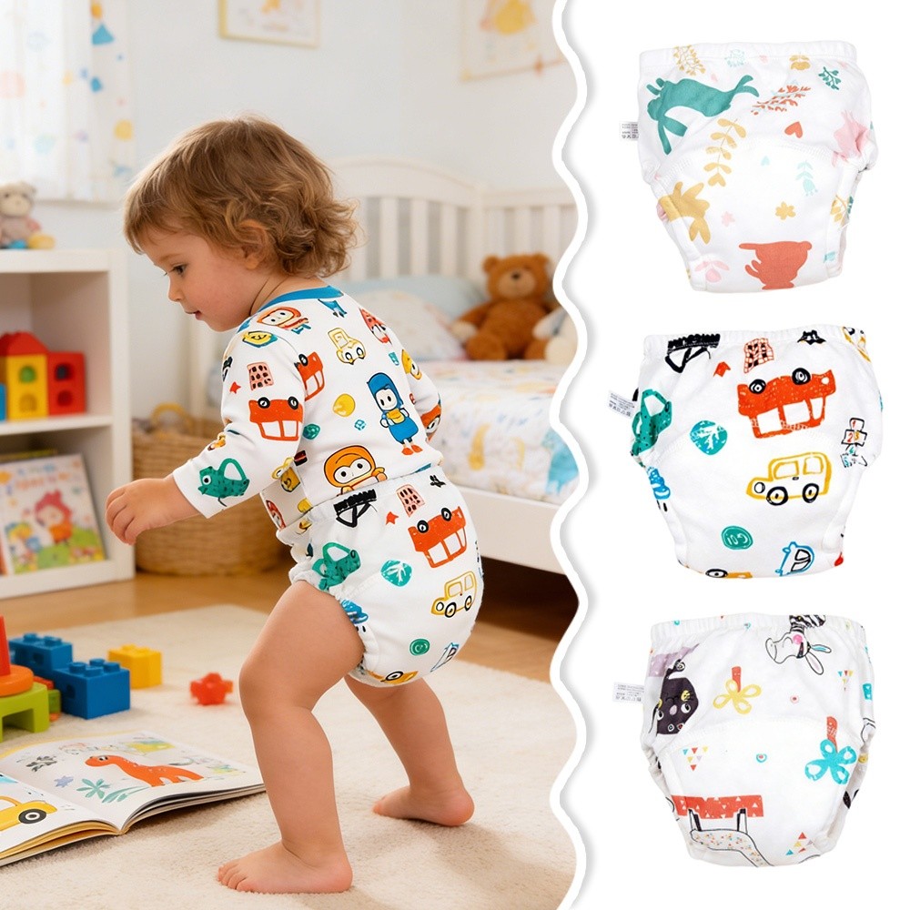 Comfortable Cotton Baby Traini - Toddler Training Pants Leak Proof 评论和价格