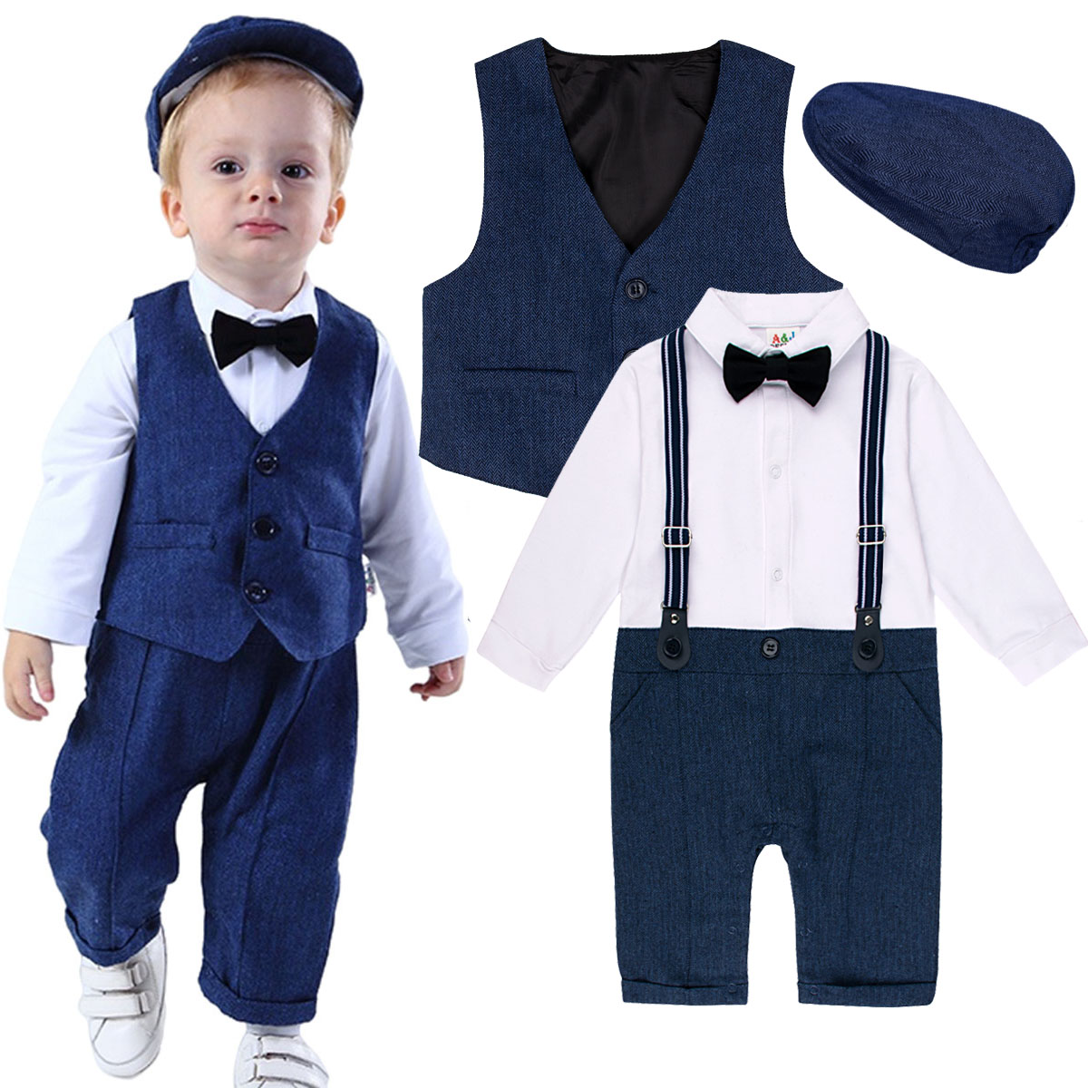 Baby Boy Clothes 0-24M Baby Bo - Baby Boy Suit Set Baptism 评论和价格
