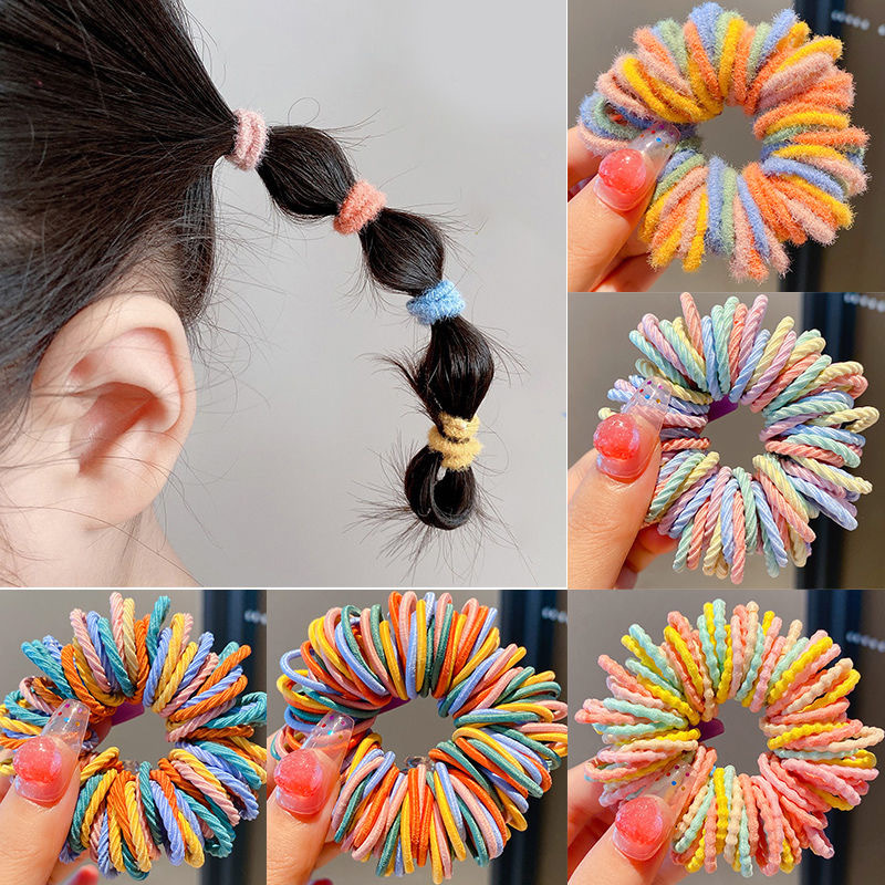 100pcs New Cute Girl Hair Band - Baby Gear 评论和价格