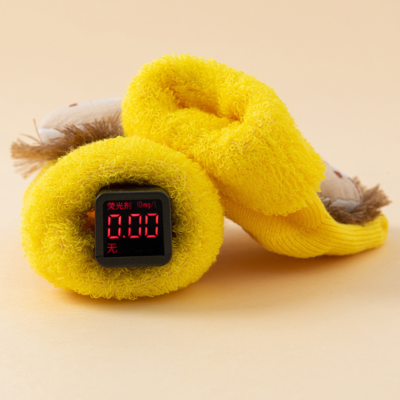 1/3/5Pairs Thick Loop Terry Ba - Unisex Baby Socks Non Slip 评论和价格