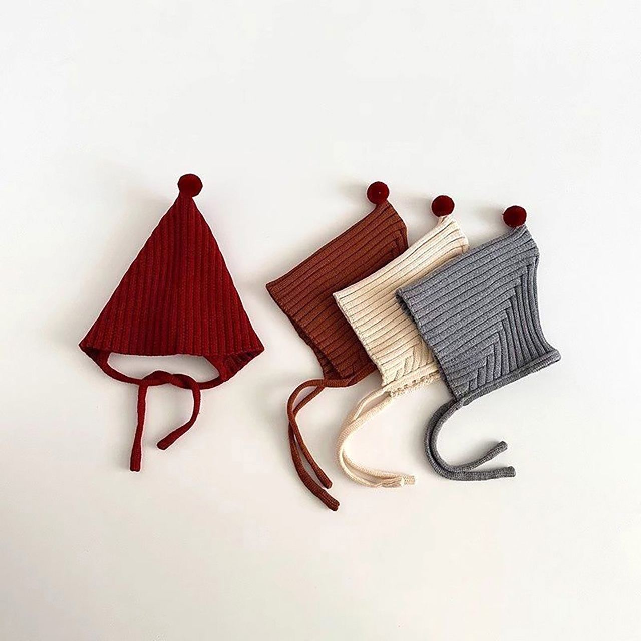 Winter Baby Knit Hat Cute Soli - Infant Beanie Hat With Ears 评论和价格