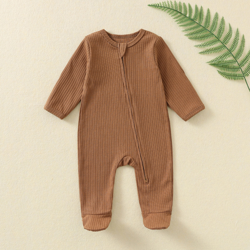 Baby Onesie Autumn and Winter  - Cotton Baby Onesies Zipper 评论和价格