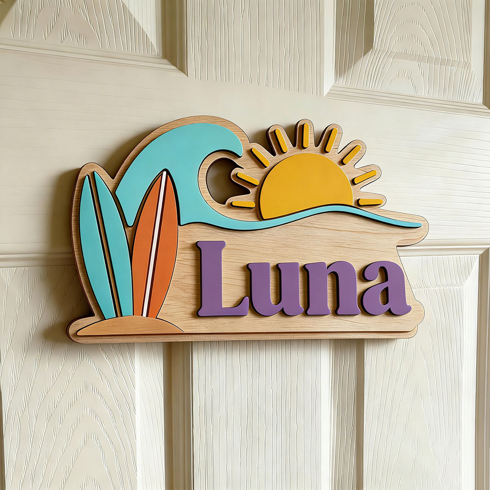 Custom Beach Wave Surfboard Su - Nursery 评论和价格