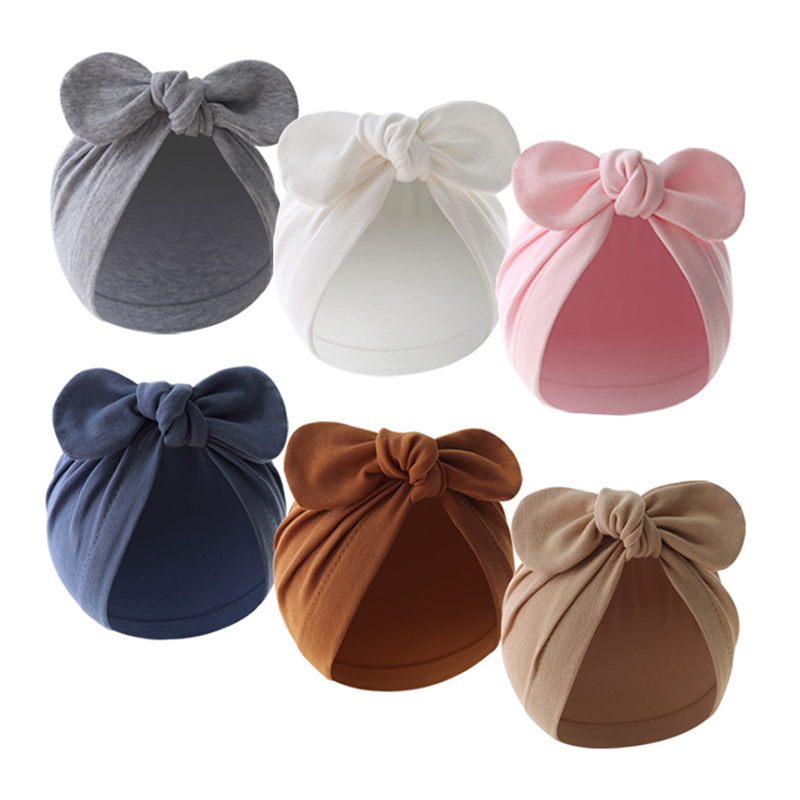 Cute Bunny Ears Baby Turban Ha - Infant Beanie Hat With Ears 评论和价格