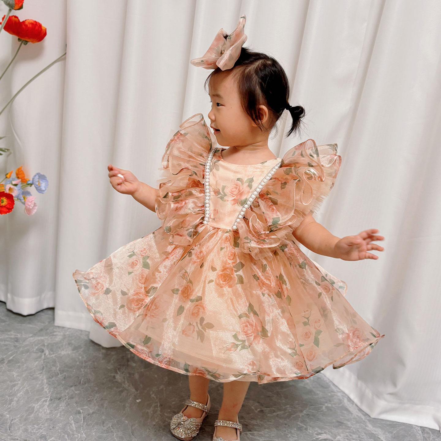 Dreamy Vow J225 Stunning Champ - Toddler Girl Tulle Party Dress 评论和价格